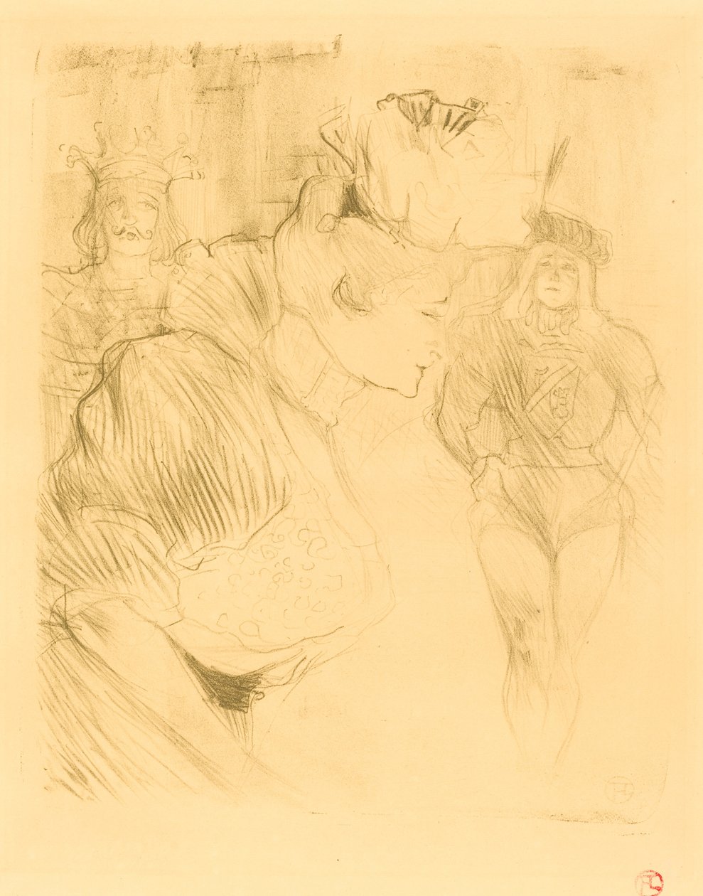 Borç Veren Eğilme (Borç Veren selamı) by Henri de Toulouse Lautrec