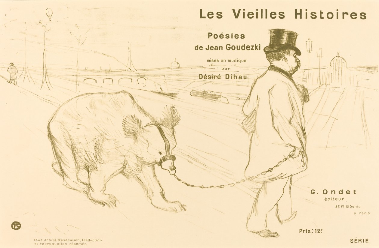 Eski Hikayeler (kapak/başlık) by Henri de Toulouse Lautrec