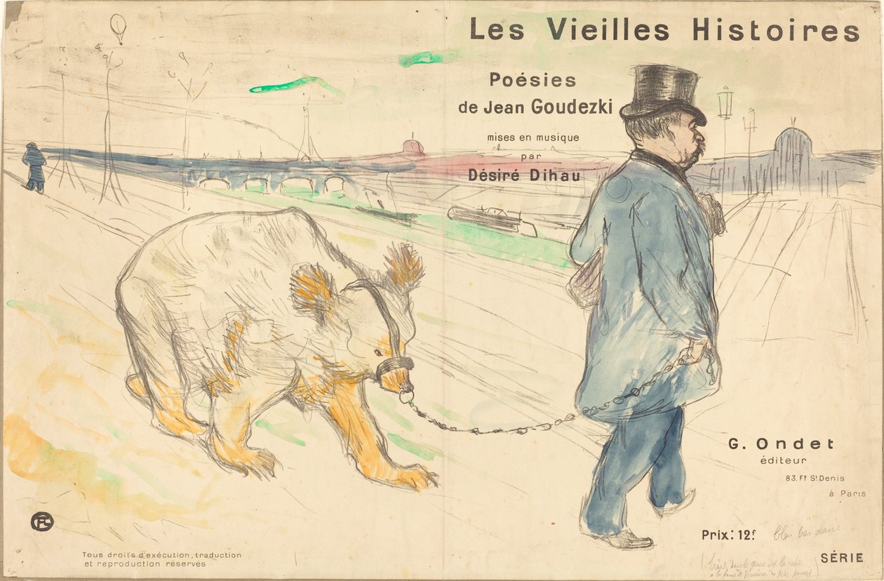 Eski Hikayeler (kapak/başlık) by Henri de Toulouse Lautrec