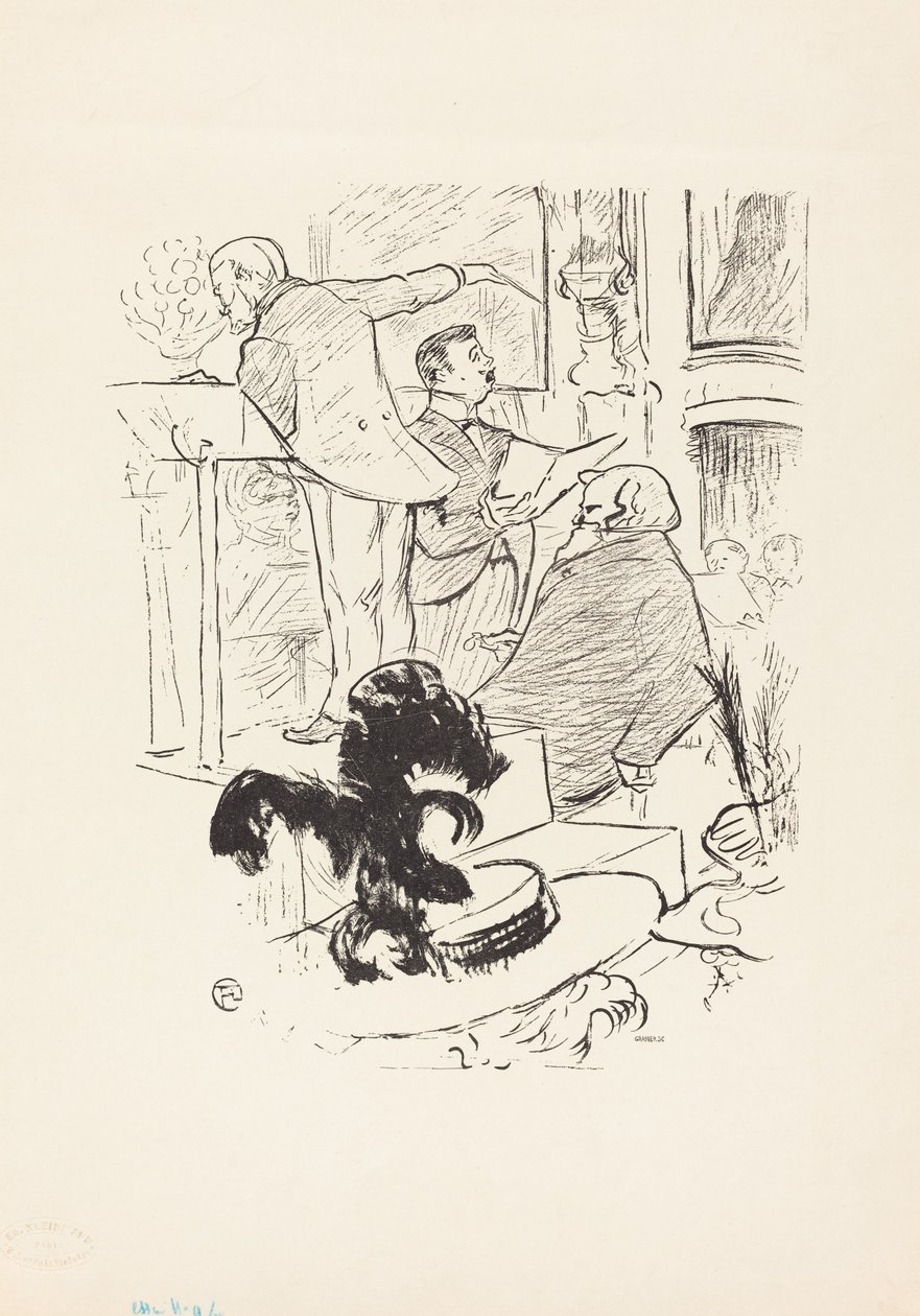 Büyük Opera Konserleri, 1895. by Henri de Toulouse Lautrec
