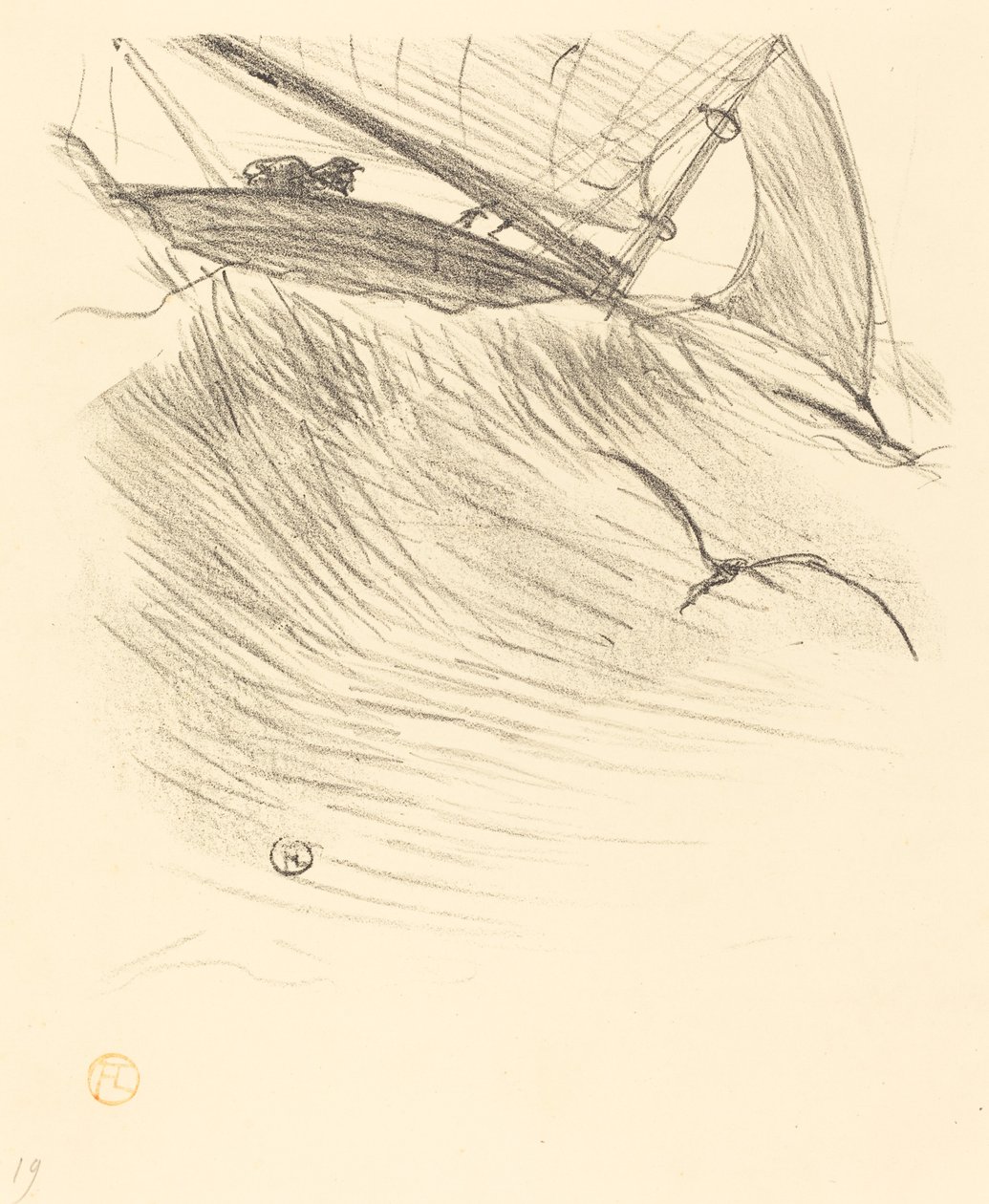 deniz kırlangıçları by Henri de Toulouse Lautrec