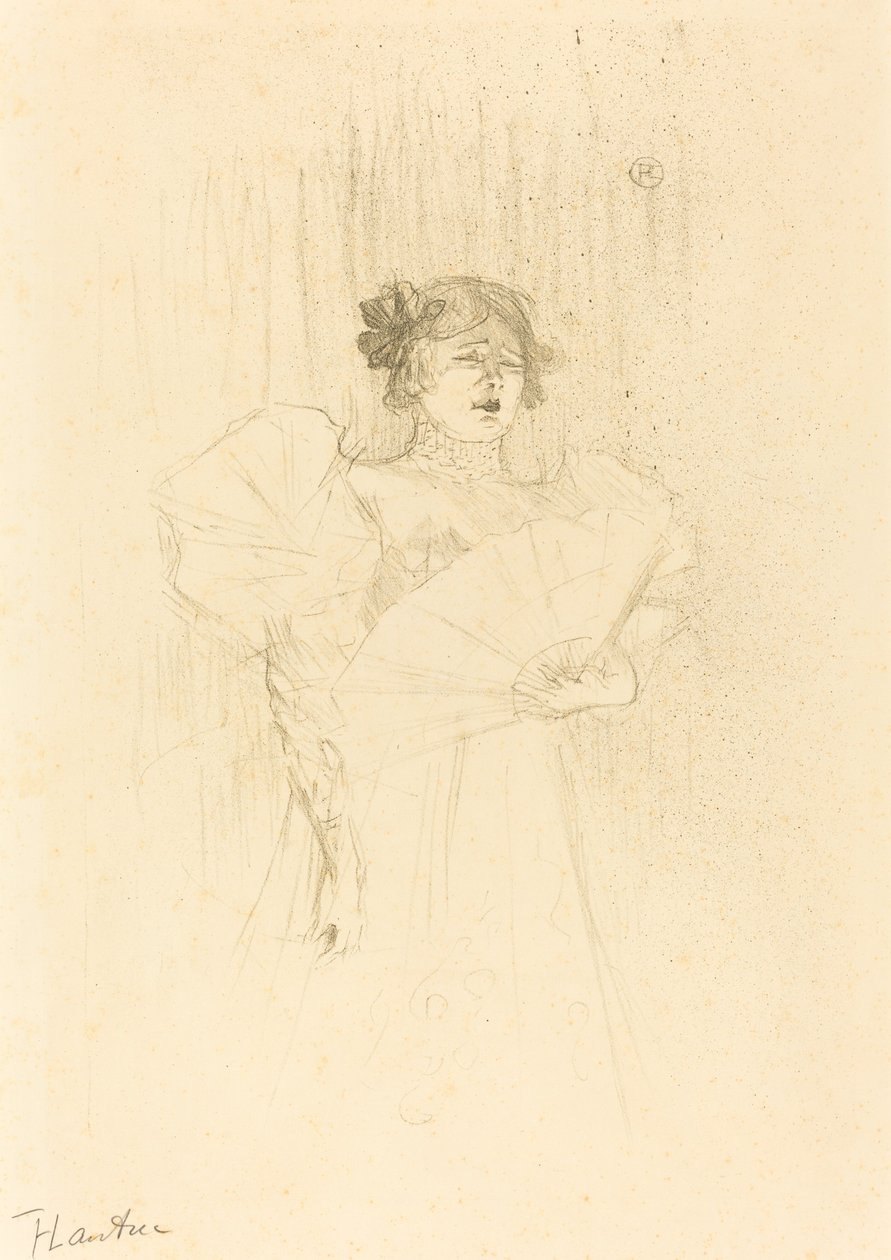 Luce Myres Tam Yüz Luce Myres, tam yüz, 1895. by Henri de Toulouse Lautrec