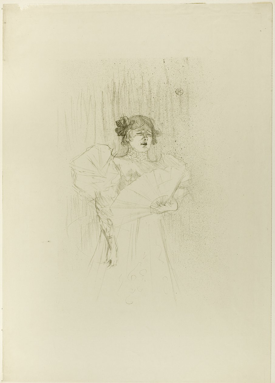 Luce Myres, Önden Görünüm by Henri de Toulouse-Lautrec