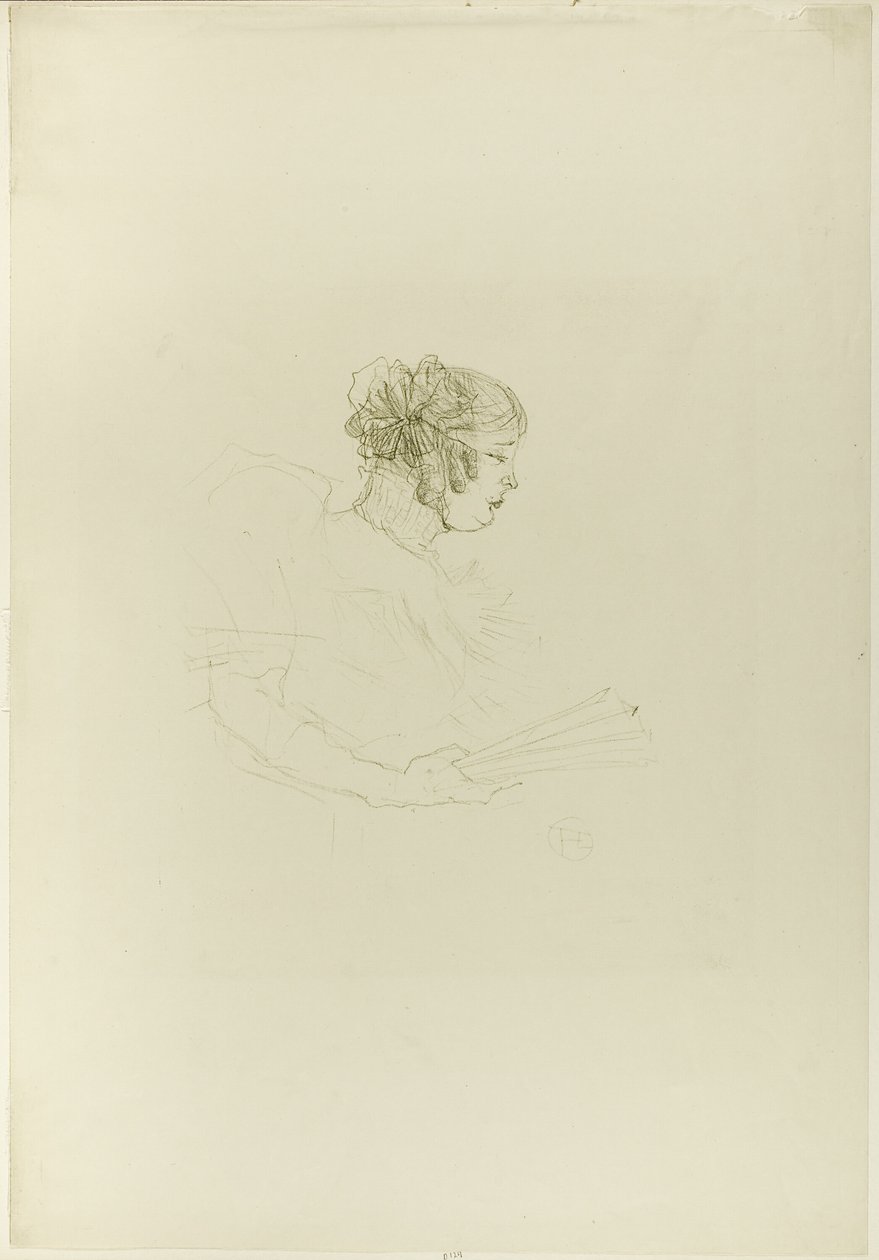Luce Myrès, Profilde by Henri de Toulouse Lautrec