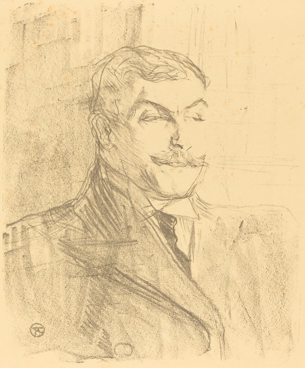 Lucien Guitry, 1896. by Henri de Toulouse Lautrec