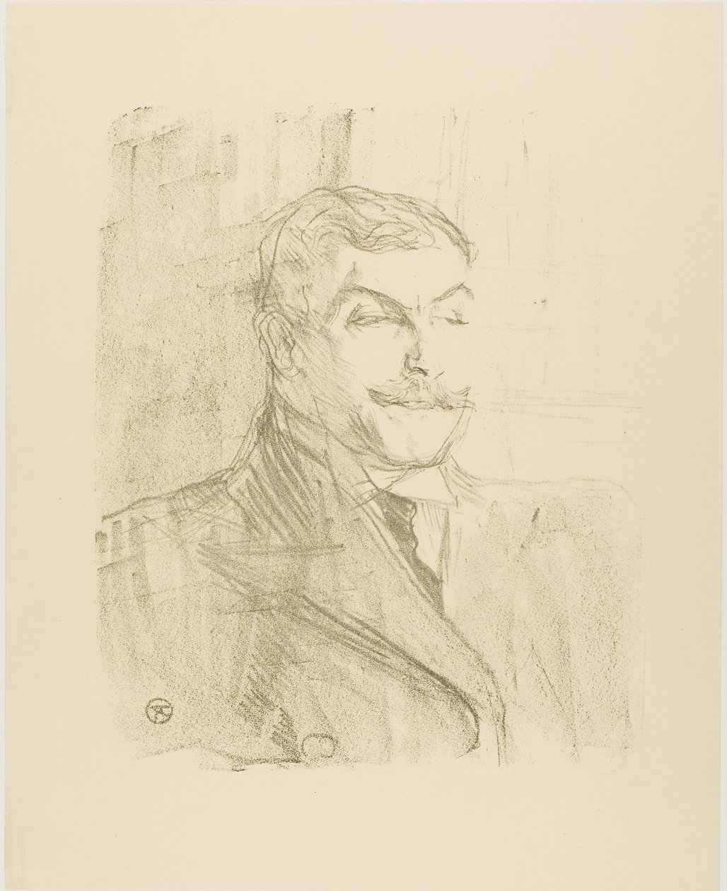 Lucien Guitry, Treize Litografilerinden by Henri de Toulouse Lautrec