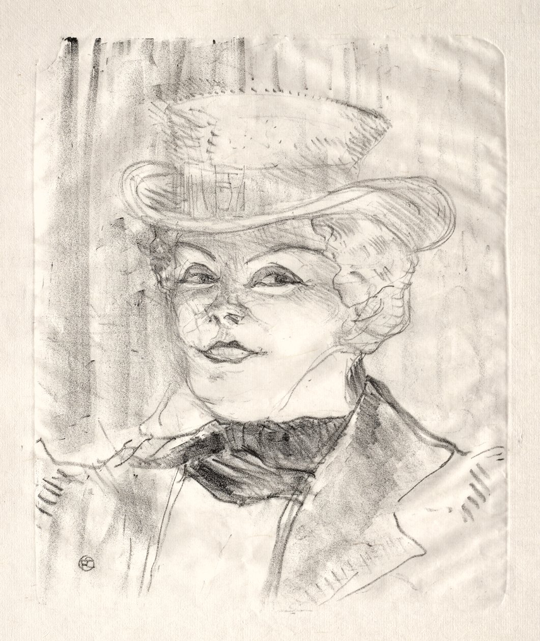 Madam Rejane by Henri de Toulouse Lautrec