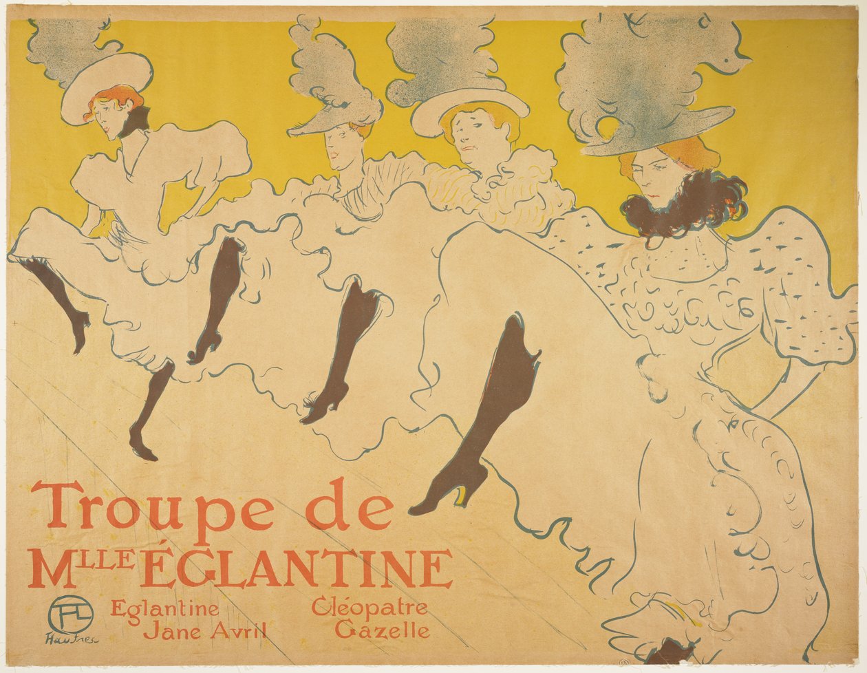 Matmazel Eglantines Topluluğu, 1896 by Henri de Toulouse Lautrec