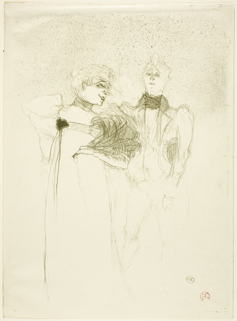 Madam Satan'da Borç Veren Matmazel by Henri de Toulouse Lautrec
