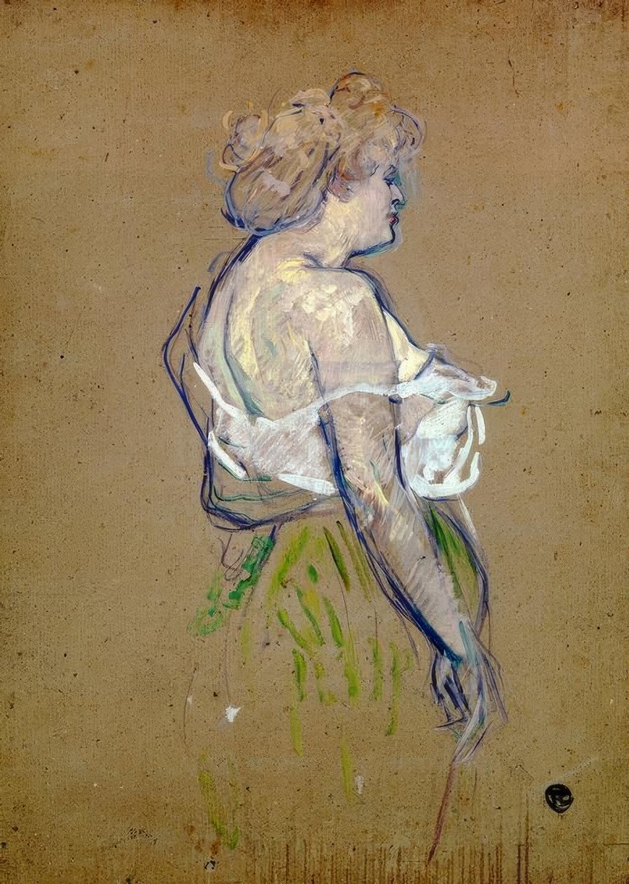 Bayan Lucie Bellanger by Henri de Toulouse Lautrec