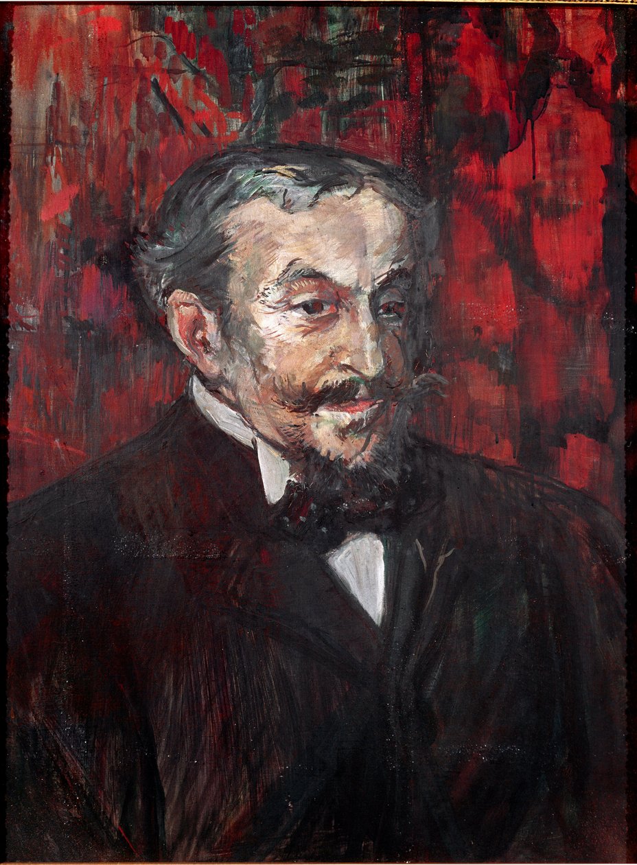 Adam portresi. Henri de Toulouse-Lautrec tarafından yapılan resim (Toulouse Lautrec by Henri de Toulouse Lautrec
