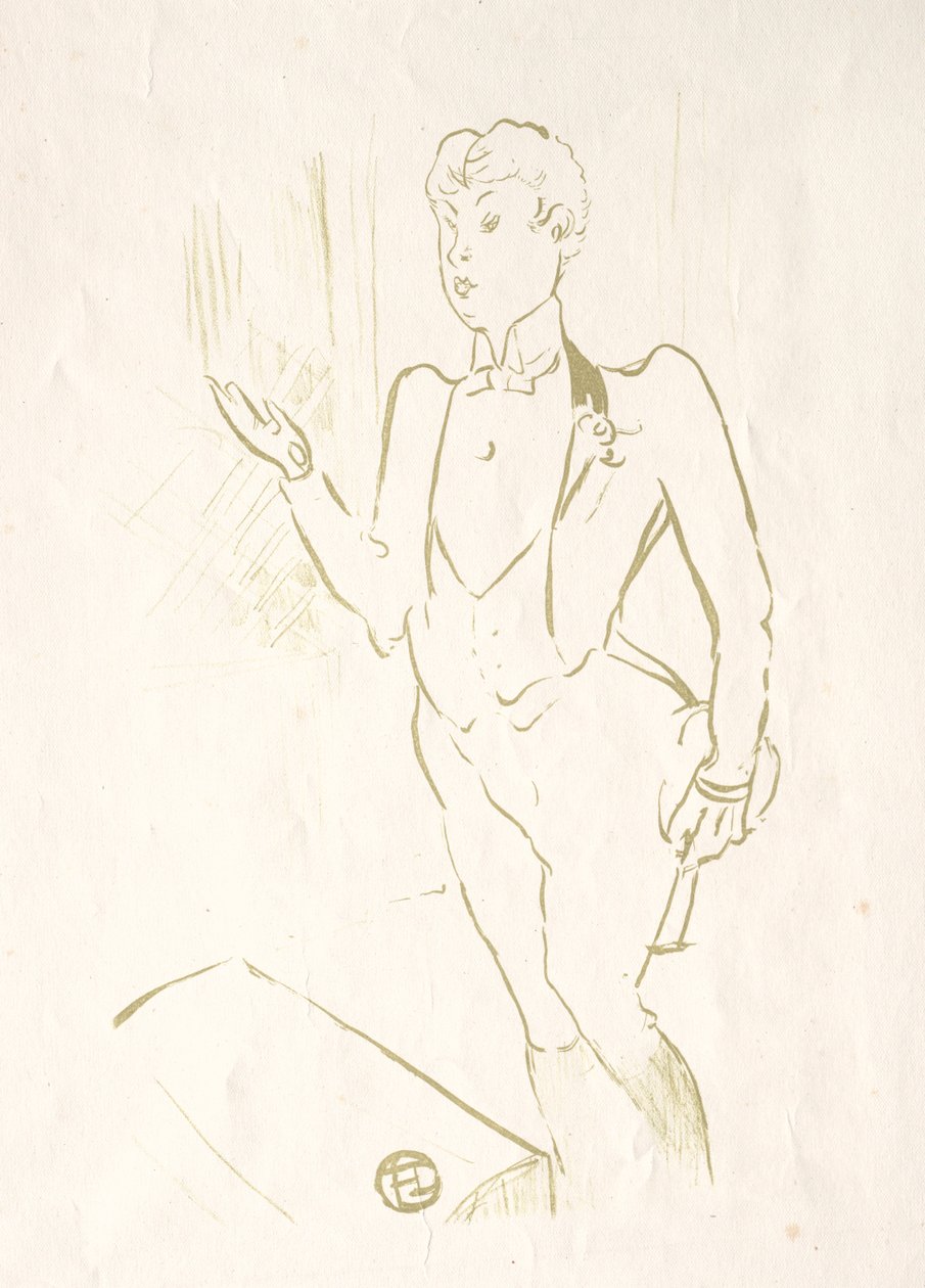 Mary Hamilton, 1893. by Henri de Toulouse Lautrec