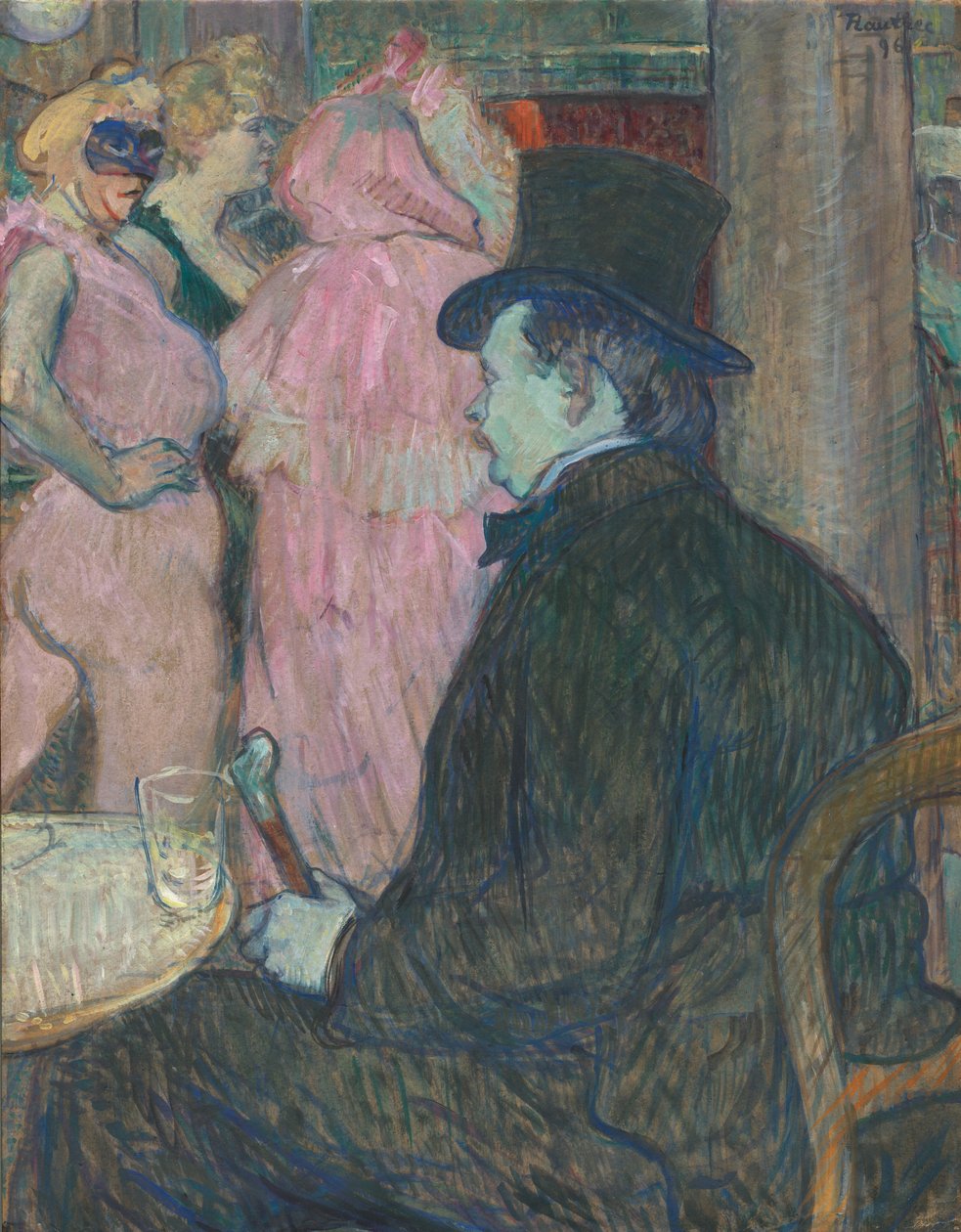 Maxime Dethomas, 1896 by Henri de Toulouse Lautrec