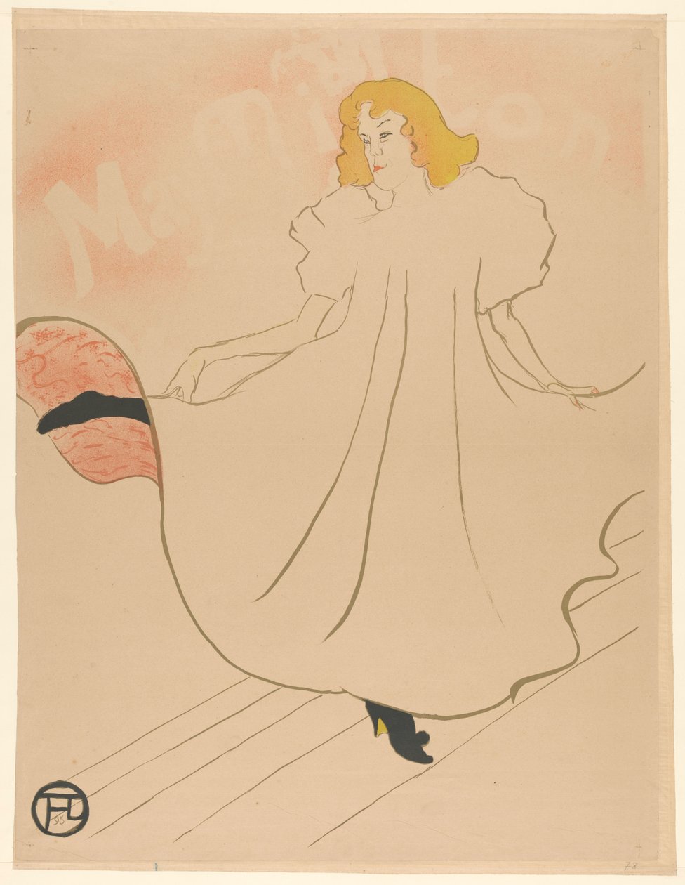 Mayıs Milton dansend Mayıs Milton (nesnedeki başlık) by Henri de Toulouse Lautrec