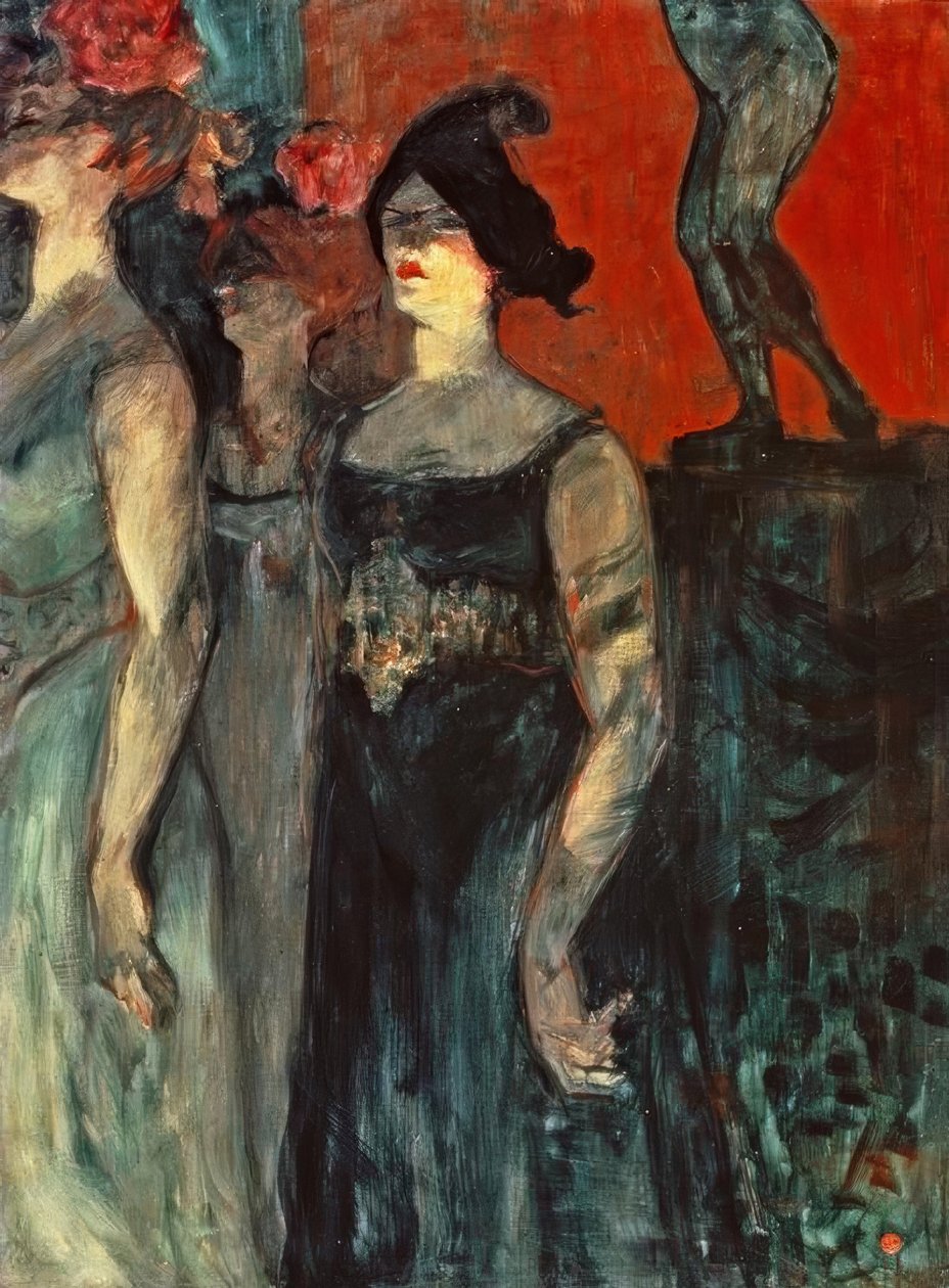 İki ekstra arasında Messaline by Henri de Toulouse Lautrec