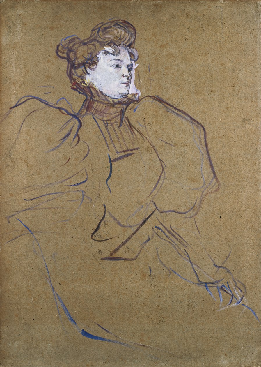 Misia Natanson, c.1897 by Henri de Toulouse Lautrec