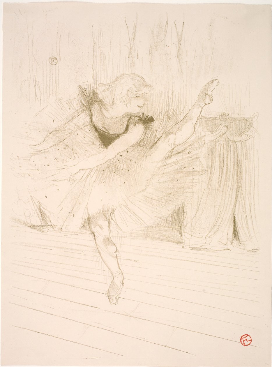 Bayan Ida Heath, İngiliz Dansçı by Henri de Toulouse Lautrec