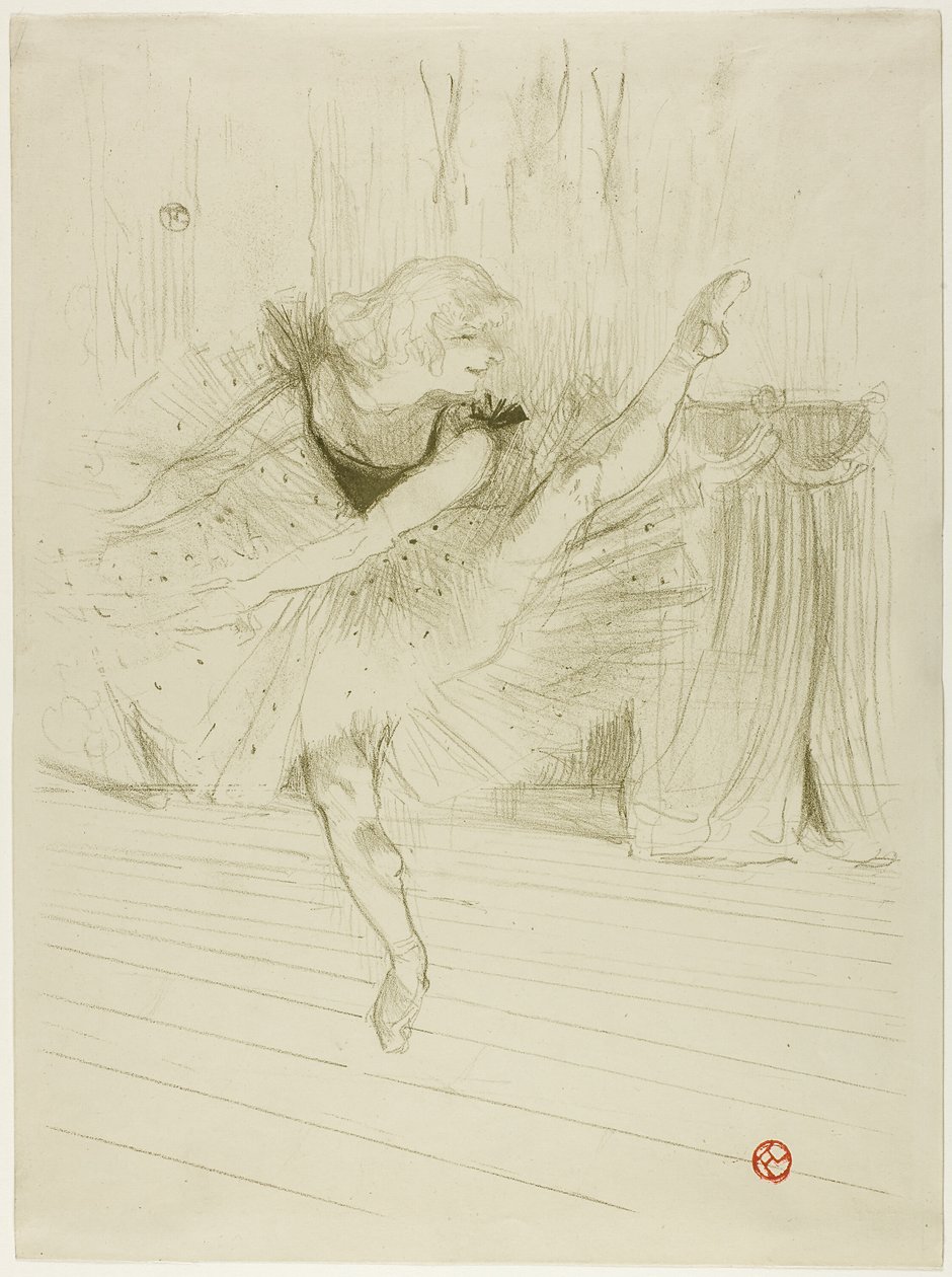Bayan Ida Heath, İngiliz Dansçı by Henri de Toulouse Lautrec