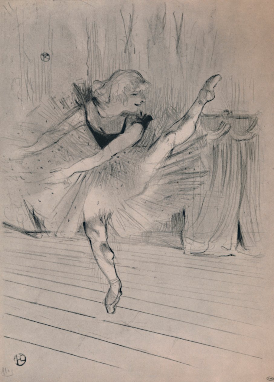 Bayan Ida Heath, İngiliz Dansçı, c.1894, 1946. by Henri de Toulouse Lautrec