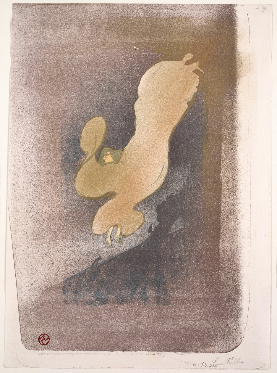 Bayan Loie Fuller by Henri de Toulouse Lautrec