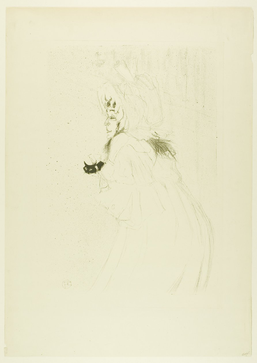 Bayan May Belfort Yay Alırken by Henri de Toulouse Lautrec