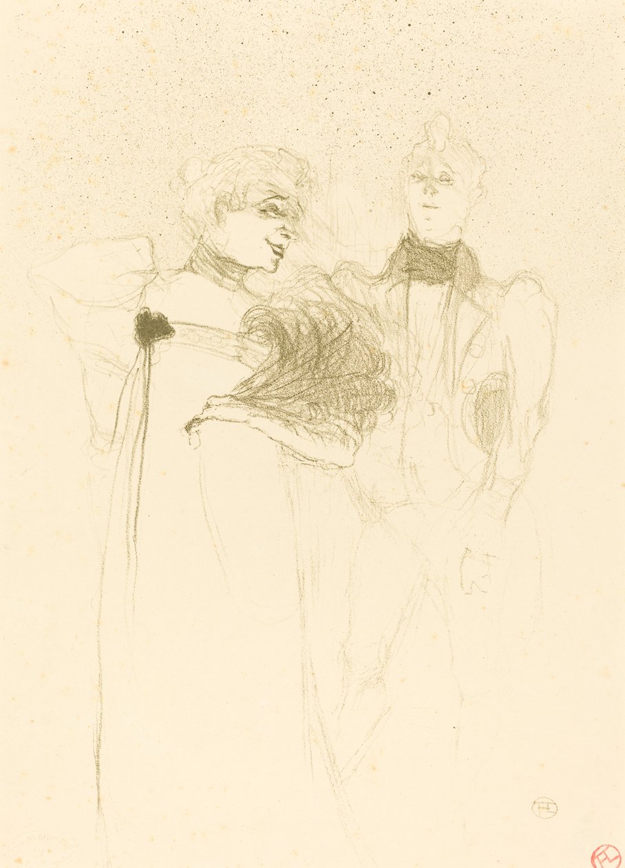 Bayan Borç Veren "Madame Şeytan" da ("Madam Şeytan"da Bayan Borç Veren) by Henri de Toulouse Lautrec