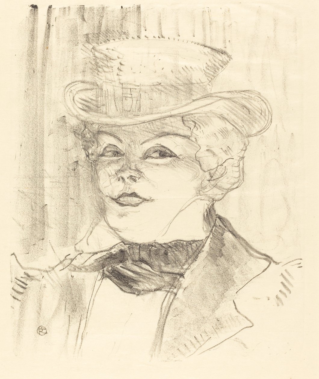Bayan Rejane, 1898. by Henri de Toulouse Lautrec