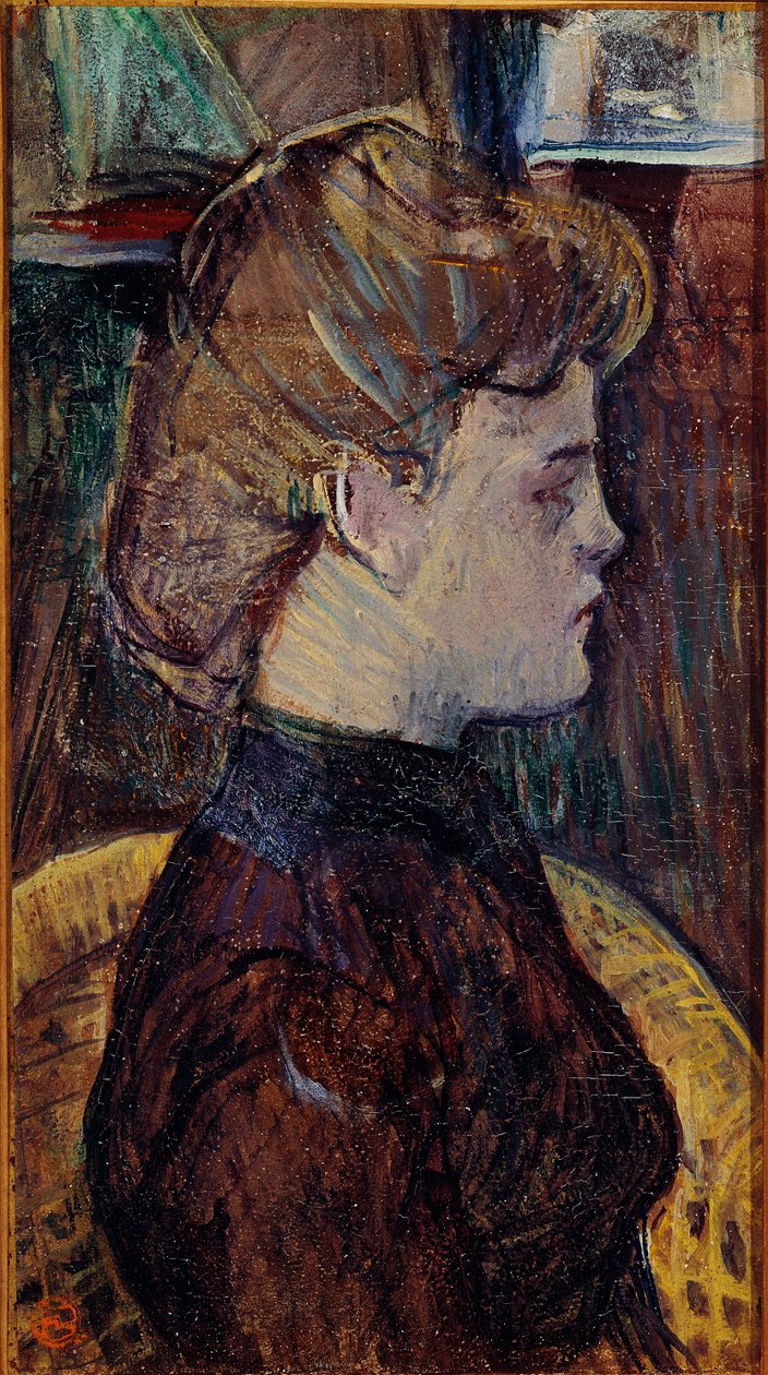 Atölyedeki model: Helene Vary. Henri de Toulouse-Lautrec tarafından yapılan resim (Toulouse Lautrec by Henri de Toulouse Lautrec
