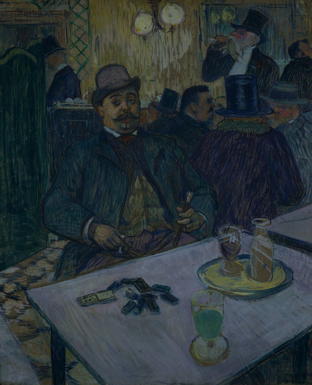 Mösyö Boileau, Kafede, 1893. by Henri de Toulouse Lautrec