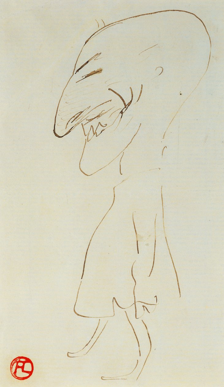 Mösyö Paul Viaud, 1899 dolayları by Henri de Toulouse Lautrec