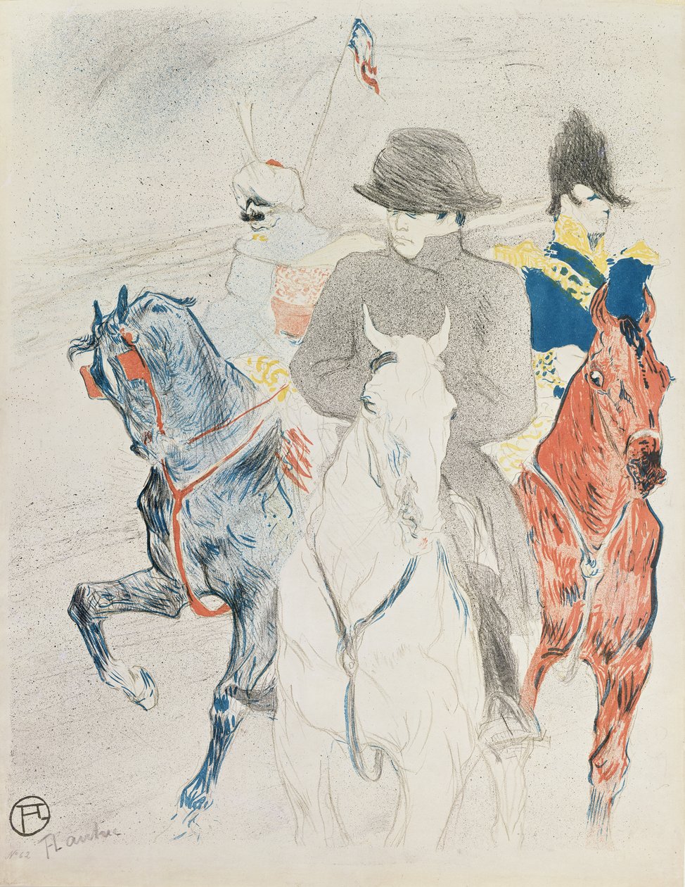 Napolyon Binicilik, 1895 by Henri de Toulouse Lautrec