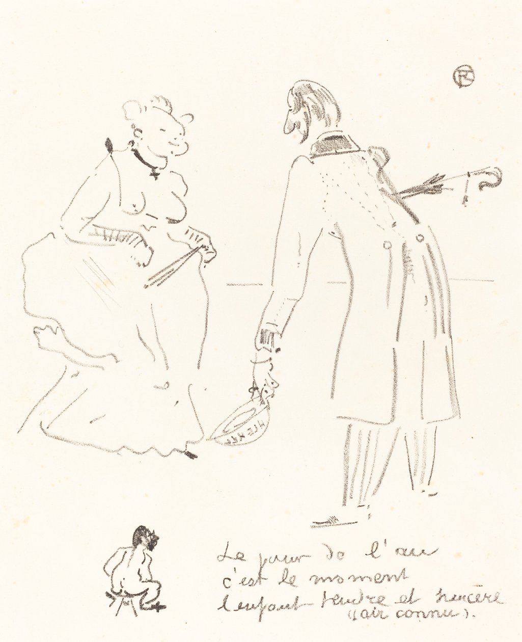 Yeni Yıl Kutlaması Yeni Yıl Övgüsü, 1897. by Henri de Toulouse Lautrec