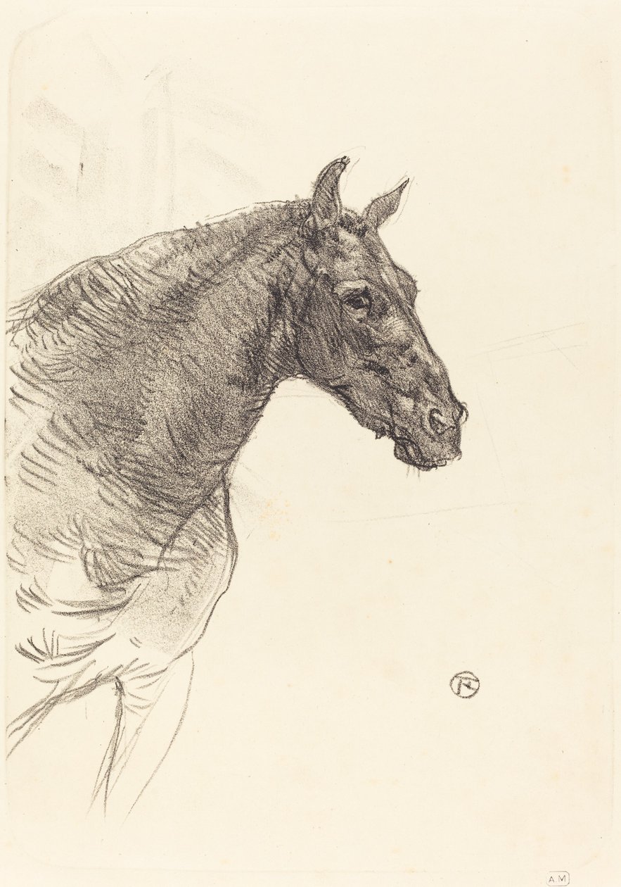 Yaşlı At Yaşlı At, 1897. by Henri de Toulouse Lautrec
