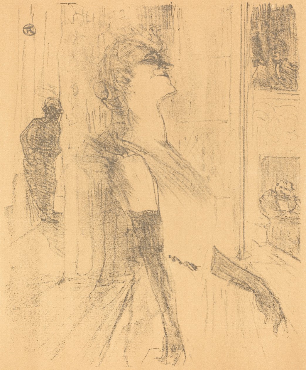 Sahnede Sahnede, 1898. by Henri de Toulouse Lautrec
