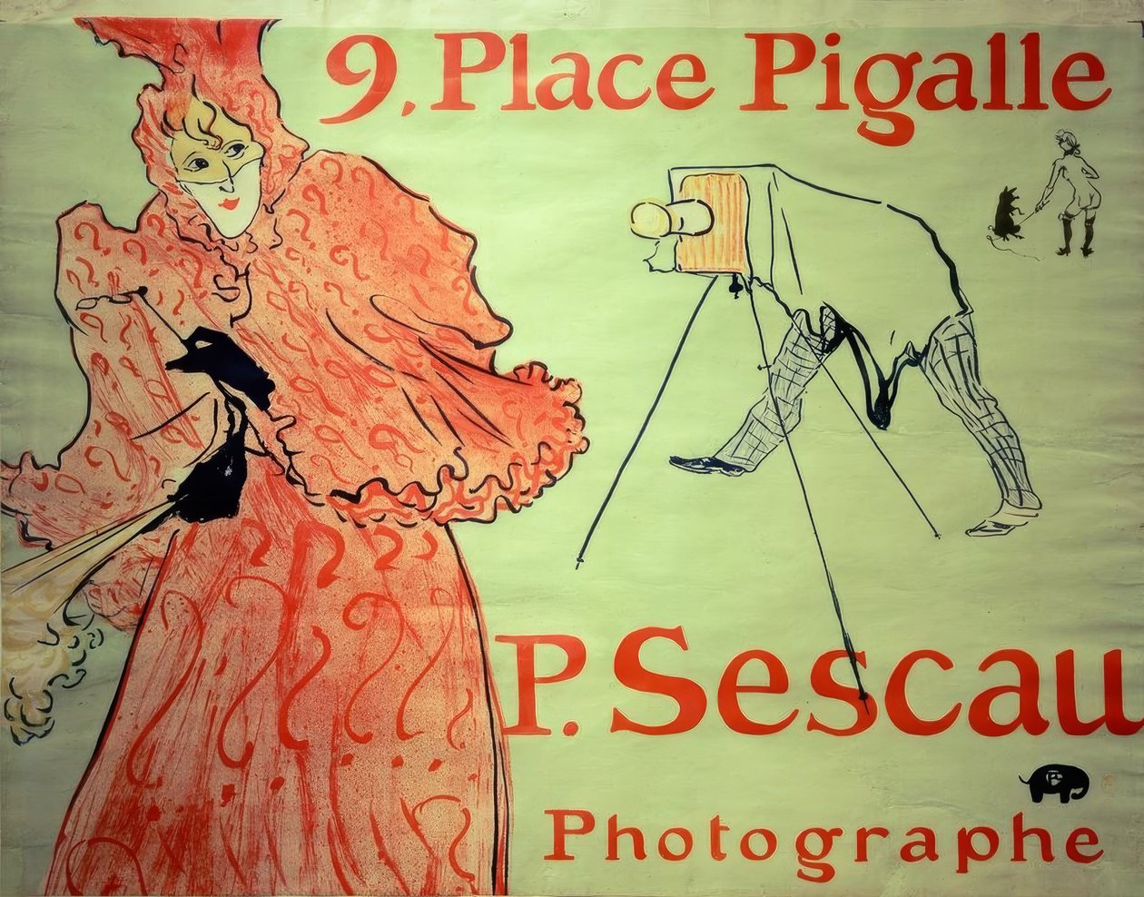 P.Sescau / Fotoğrafçı by Henri de Toulouse Lautrec