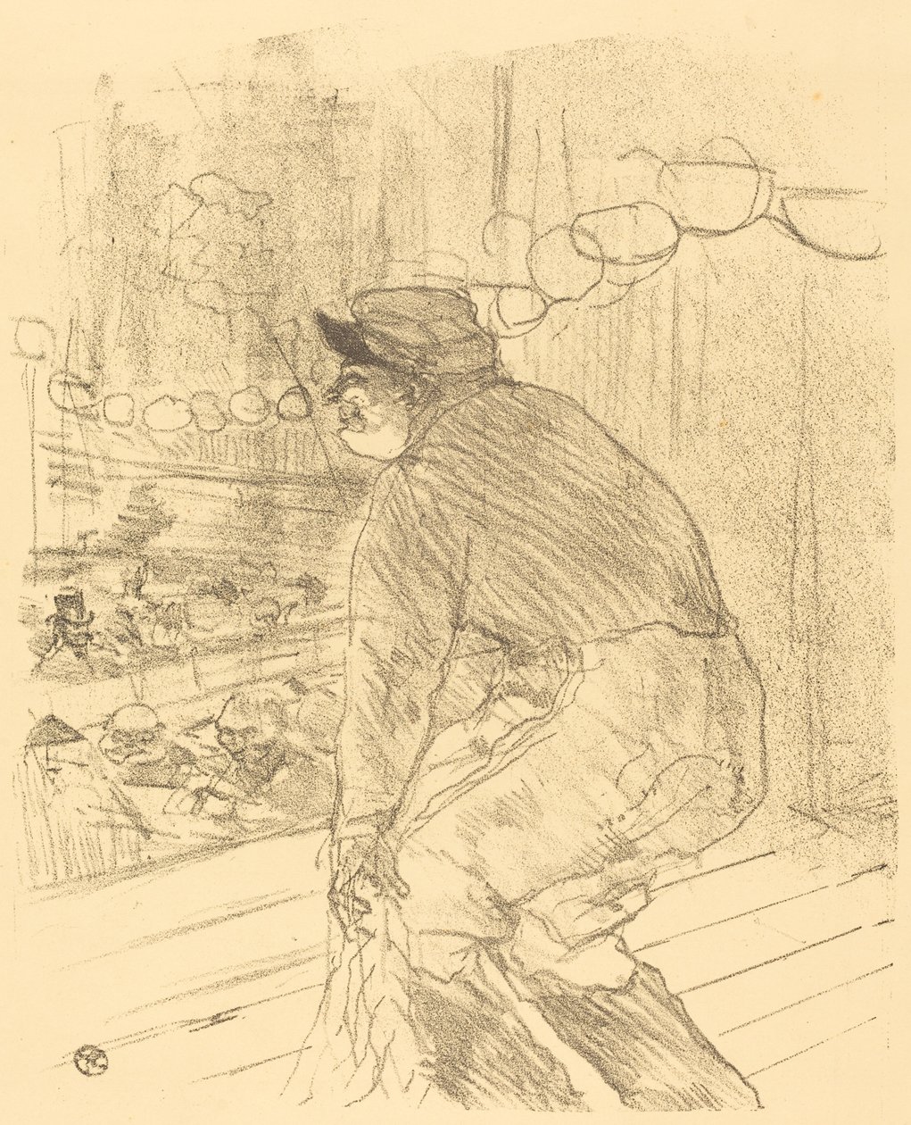 Polin, 1896. by Henri de Toulouse Lautrec