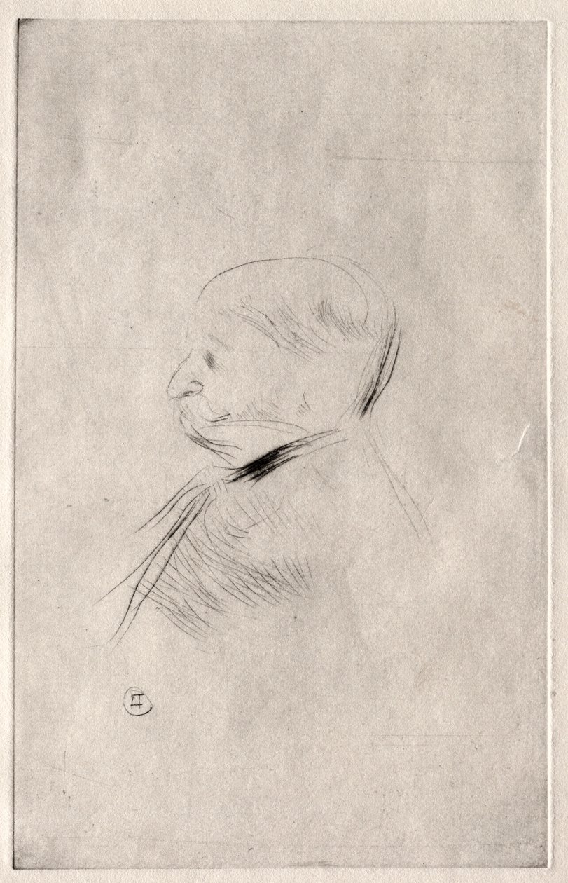 MX'in portresi, 1898. by Henri de Toulouse Lautrec