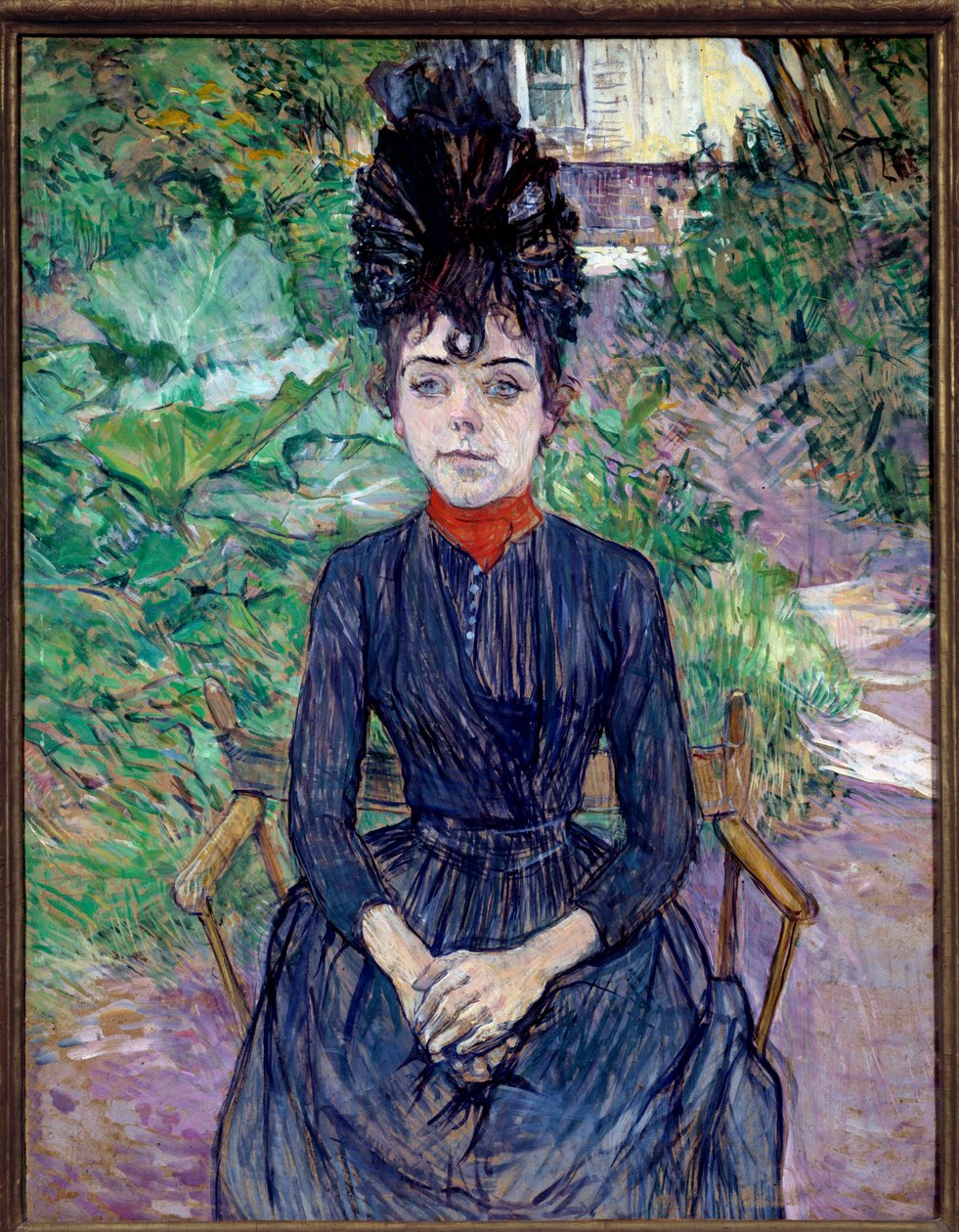 Henri de Toulouse Lautrec (1864-1901) tarafından yapılan Justine Dieuhl Tablosunun Portresi 1891 Güneş. 0.74x0.58 m Paris, Orsay Müzesi by Henri de Toulouse Lautrec
