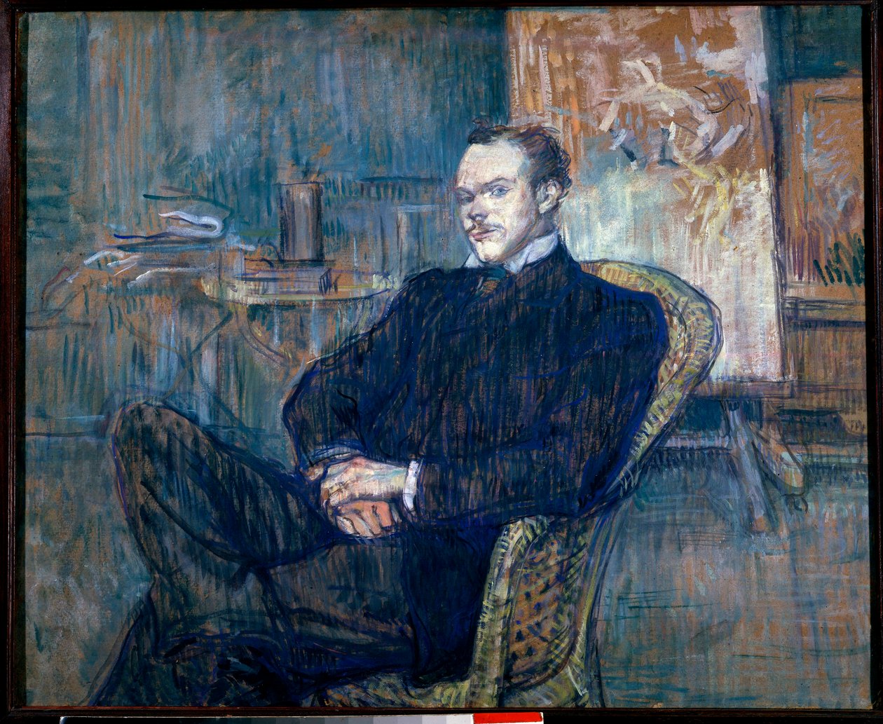 Paul Leclerq'in Portresi (1872- 1956) Henri Toulouse Lautrec'in (1864-1901) Revue Blanche Tablosunun Kurucusu (1864-1901) 1897 Güneş. 0,54x0,97 m Paris, Orsay Müzesi by Henri de Toulouse Lautrec