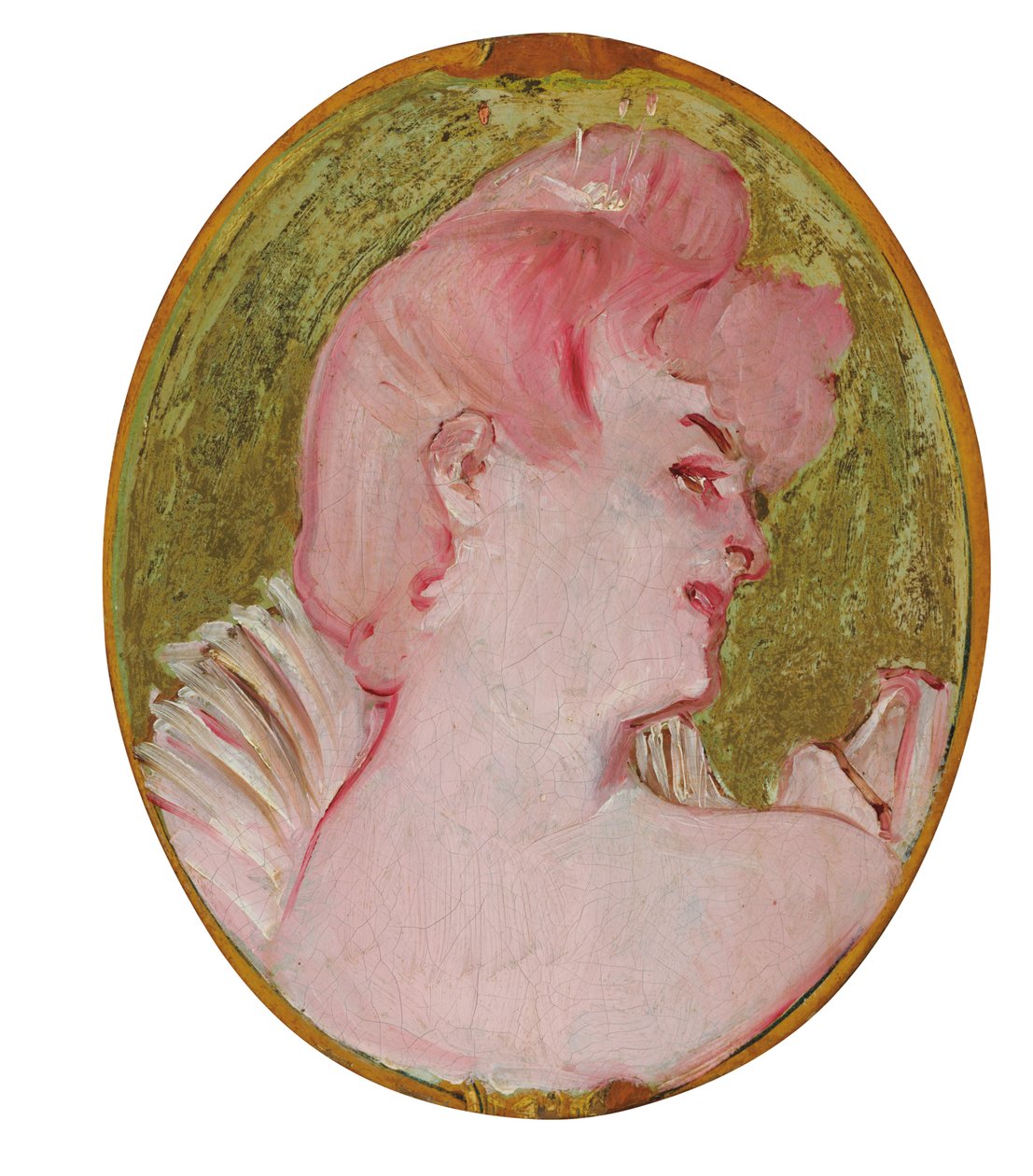 bir kadın portresi by Henri de Toulouse Lautrec