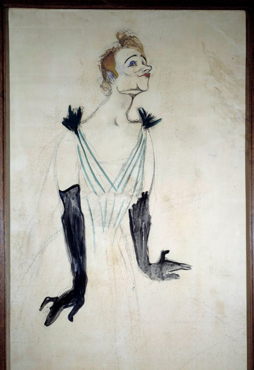 Şarkıcı Yvette Guilbert