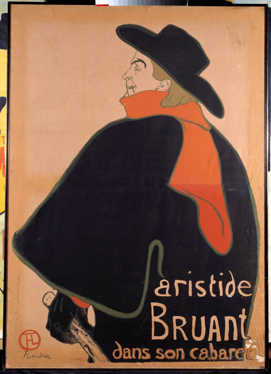 Aristide Sparrow'u (1851-1925) kabaresinde gösteren poster. Henri de Toulouse-Lautrec (Toulouse Lautrec) (1864-1901) tarafından litografi. 1893. Paris, Afiş ve Reklam Müzesi by Henri de Toulouse Lautrec