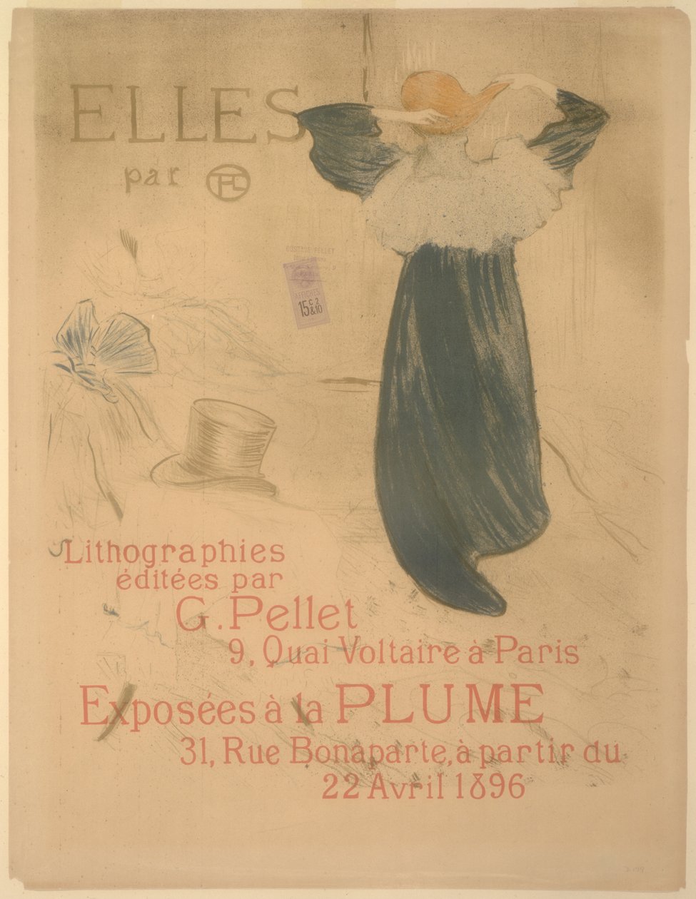 "Onlar" için afiş by Henri de Toulouse Lautrec