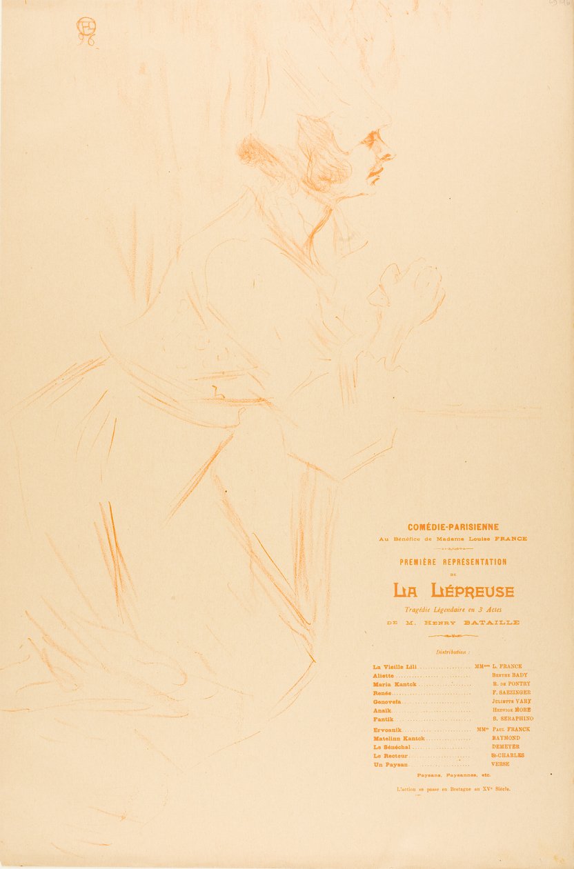 Cüzzam Programı by Henri de Toulouse Lautrec