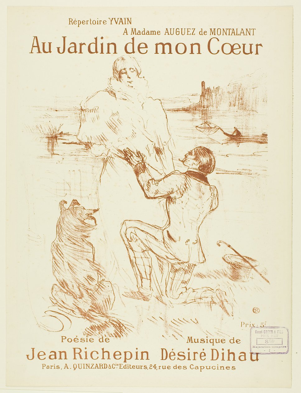 Öneri (birinci plaka) by Henri de Toulouse Lautrec