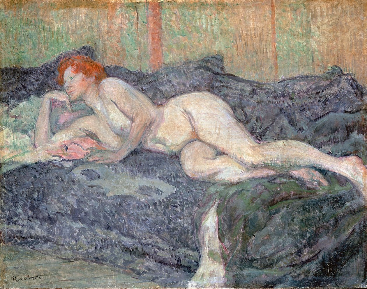 Yatan Çıplak, 1897 by Henri de Toulouse Lautrec