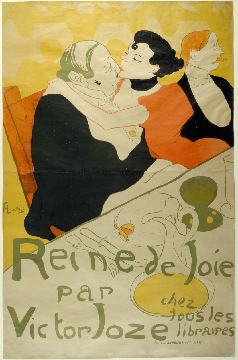 sevinç kraliçesi by Henri de Toulouse Lautrec