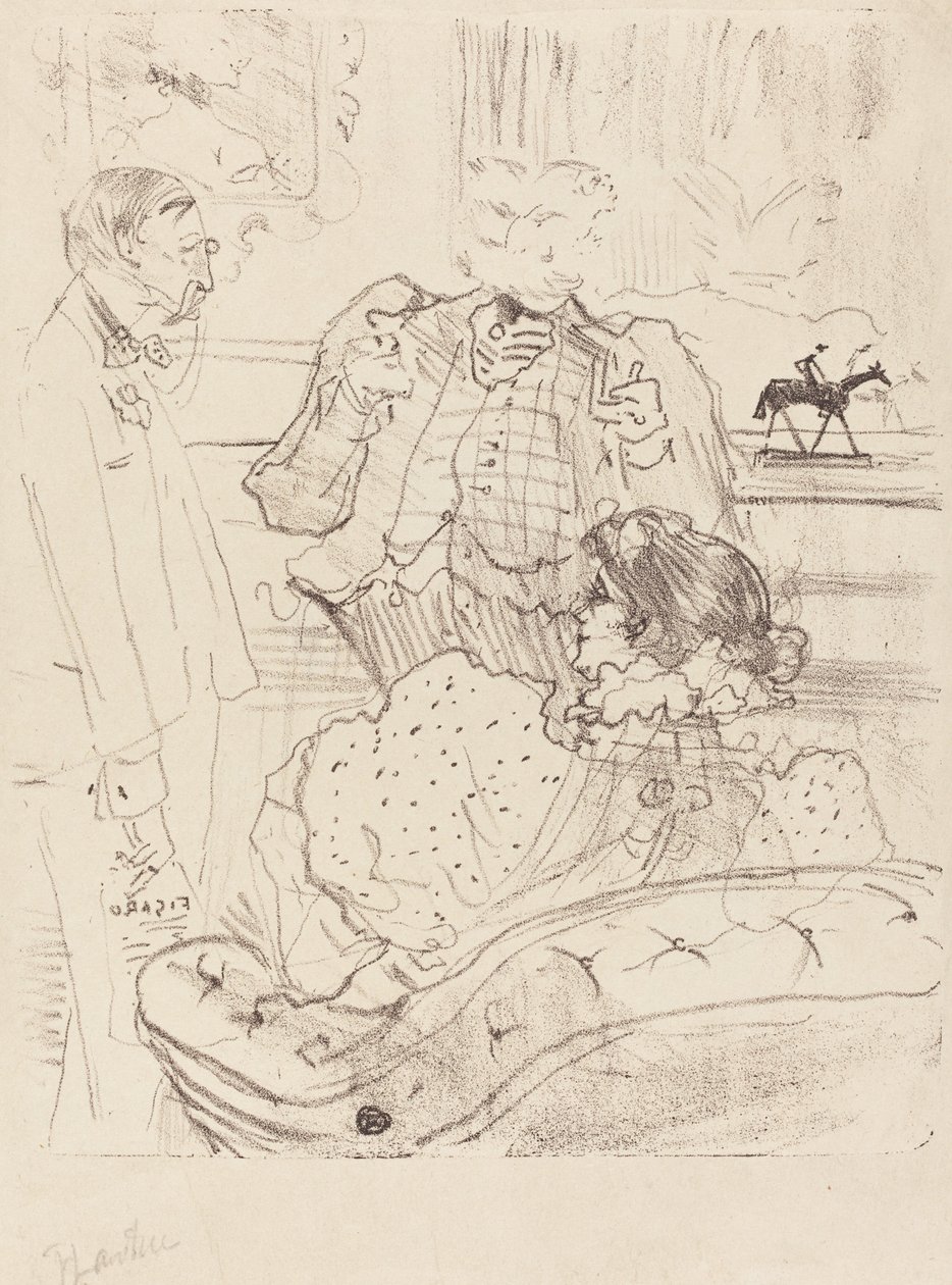 Rosmersholm; rehin by Henri de Toulouse Lautrec