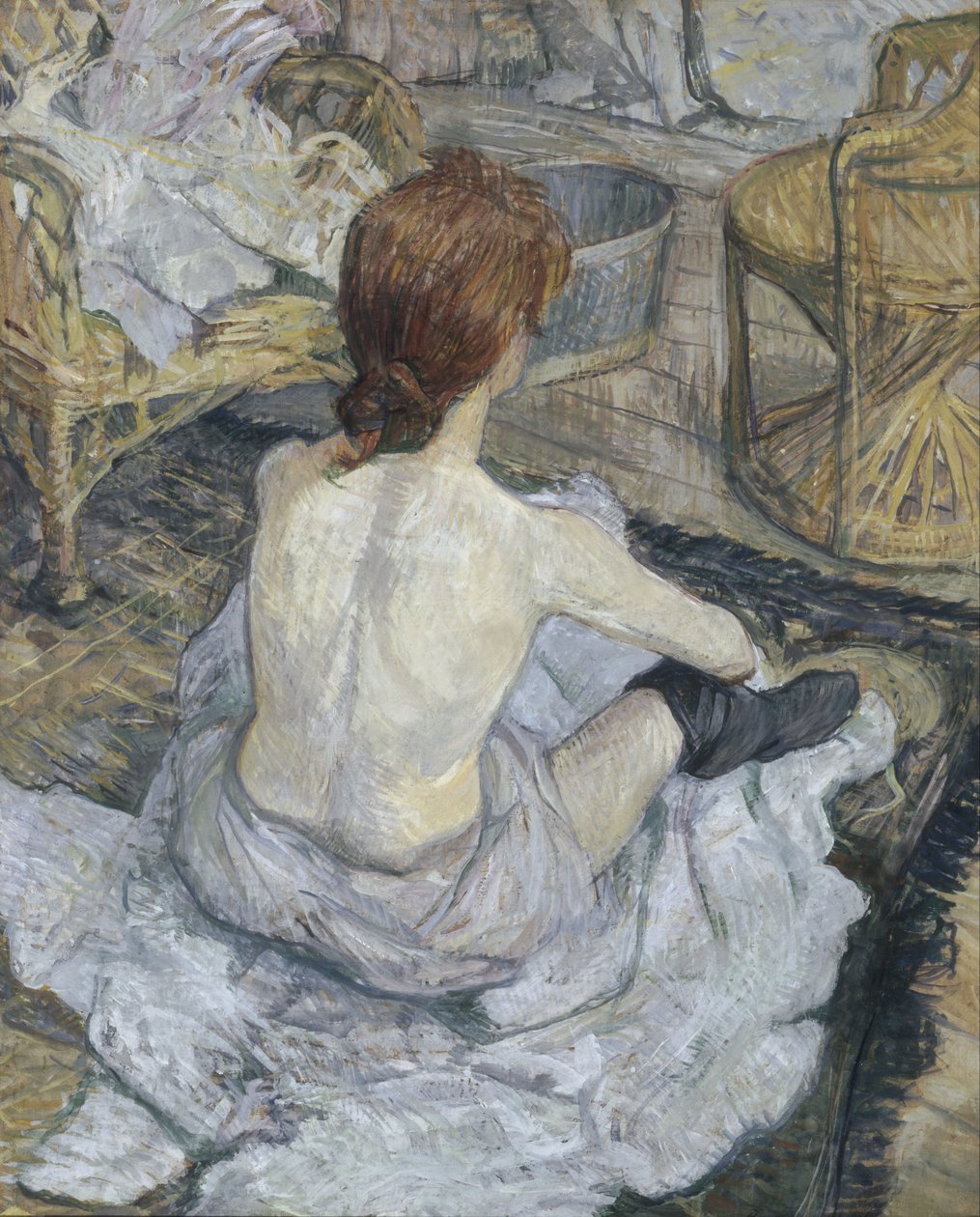 Kızıl Saçlı Tuvalet, 1889 by Henri de Toulouse Lautrec