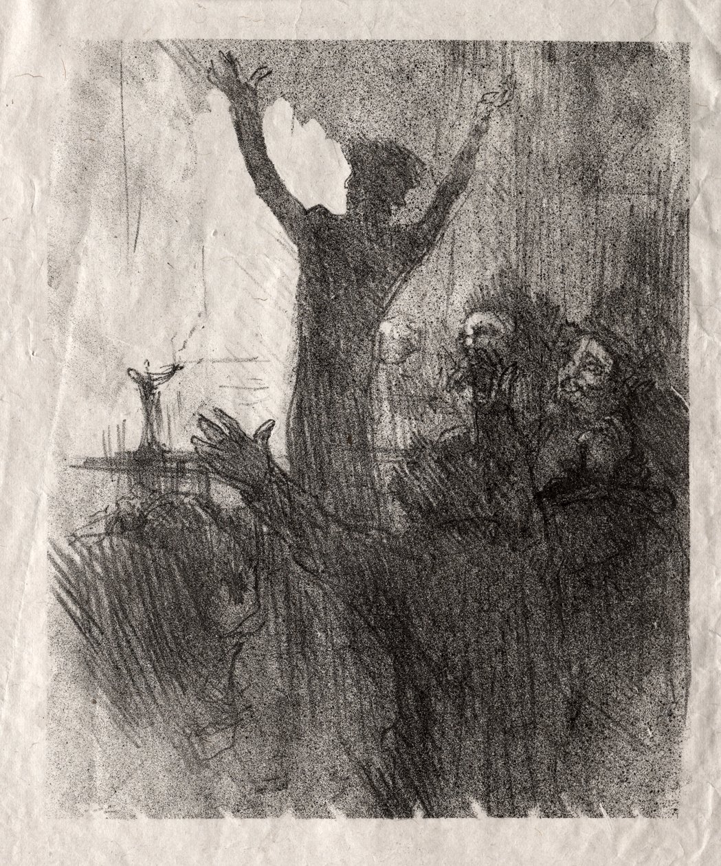 Sinagogda Schlomé Yaygara by Henri de Toulouse Lautrec
